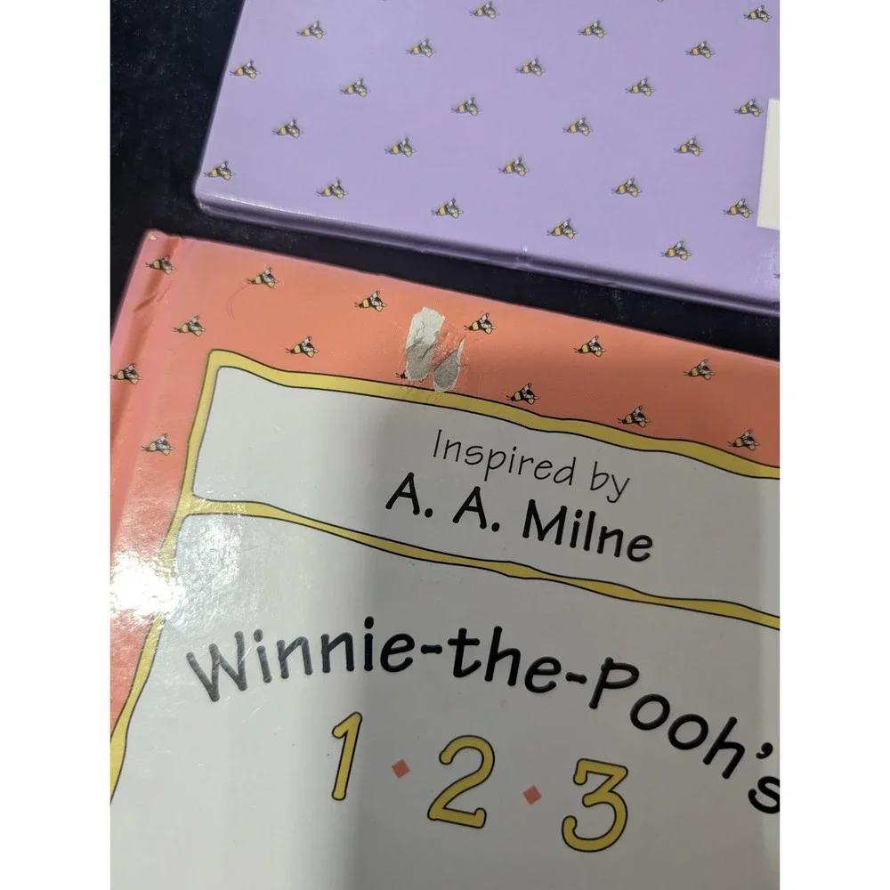 Winnie the Pooh Concept Book Lot of 4 A.A. Milne Ernest Shepard Educational
